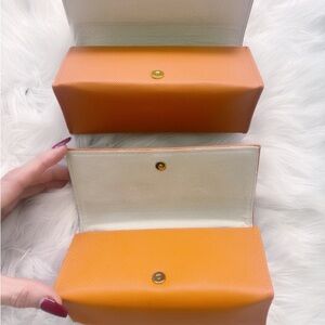 Authentic Tori Burch, sunglass cases bundle of 2. Perfect condition never used